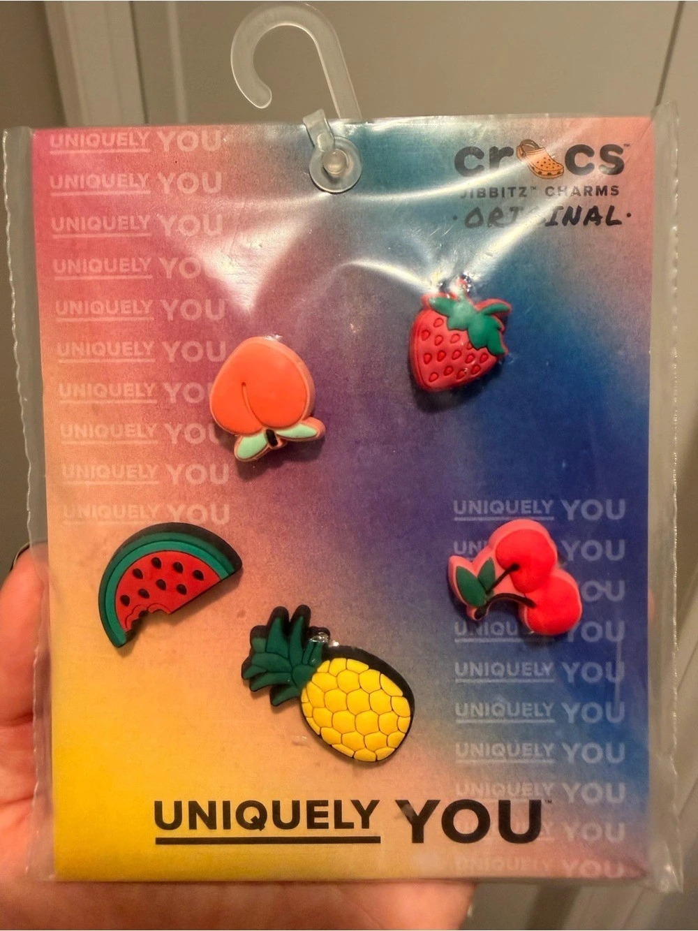 Crocs Jibbitz Charms Fruit Charms 5-Pack Multicolor NWT